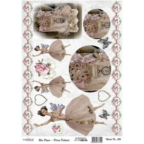 Model 526 Cadence Pirinç Dekopaj Kağıdı 30x42cm.